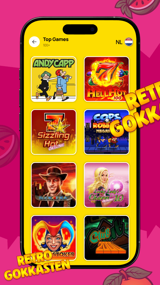 Retro Gokkasten Screenshot